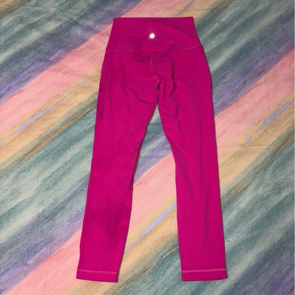 Lululemon Align High-Rise Crop 23" Size 4 Sonic Pink - Picture 4 of 8